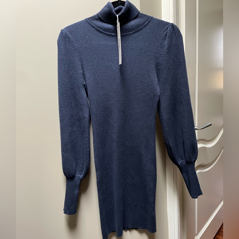 Love Tree Dark Blue Long Sleeve Dress
